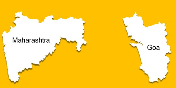 Maharashtra & Goa Map